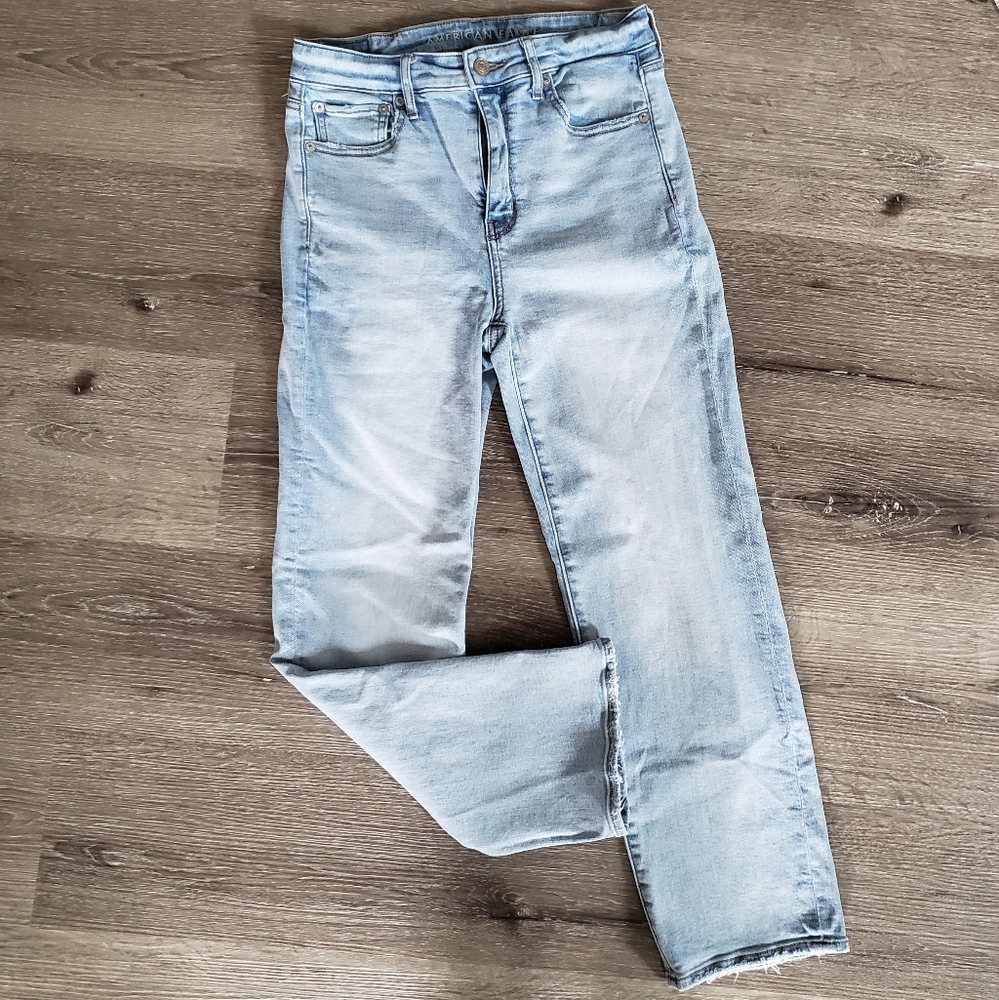 AE Slim Straight Crop Jean